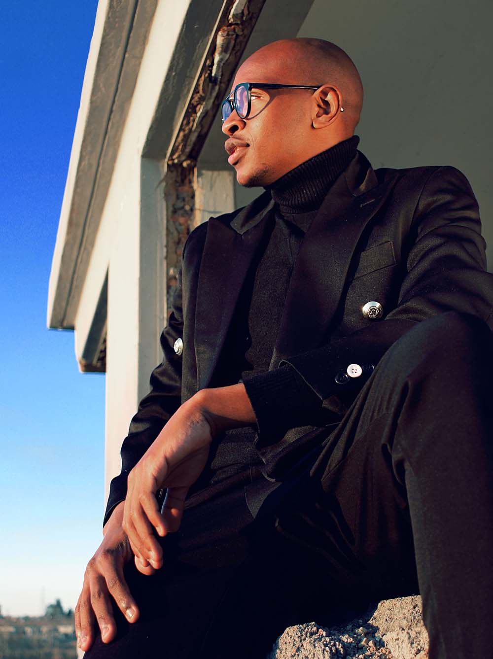 Neo Maseko Outdoor photoshoot